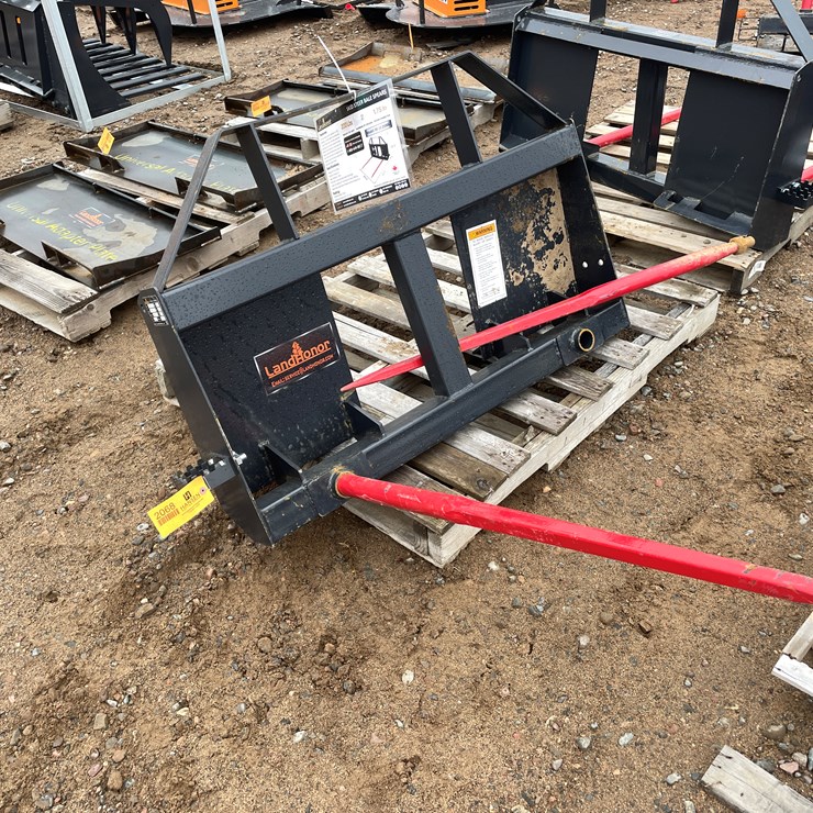 #2068 • Unused 2025 Landhonor Skid Steer Bale Spear Attachment