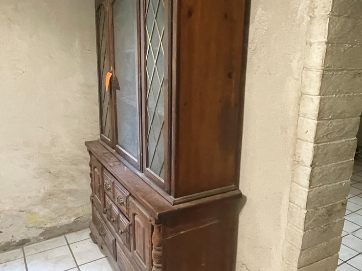 #3740-•-wooden-glass-hutch-image-4