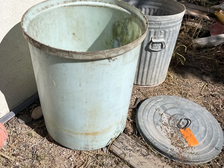 #3667-•-lot-of-(2)-trash-cans-image-7
