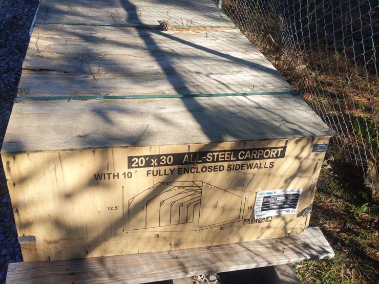 unused-20'x30'-steel-carport-w/-sidewalls-image-3