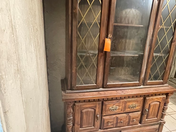 #3740-•-wooden-glass-hutch-image-5