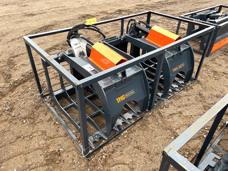 #2029-•-unused-skid-steer-rock-skeleton-grapple-bucket-attachment-image-1