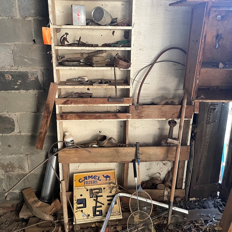 #3734 • Misc Tools, Hardware and Shelf