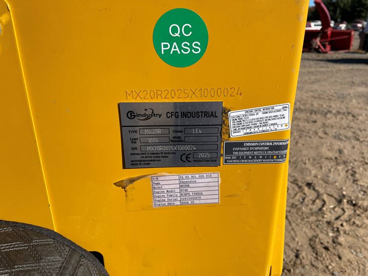 #9287-•-unused-2025-cfg-mini-excavator-image-9