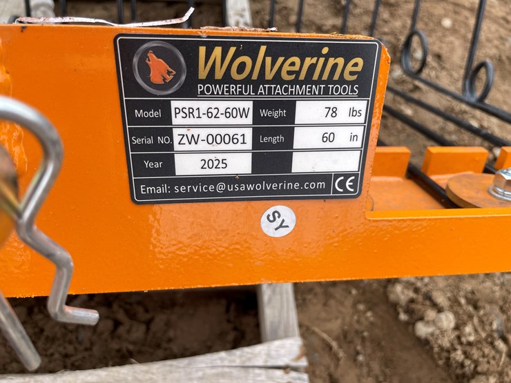 #2085-•-unused-2025-wolverine-grass-rake-attachment-image-4