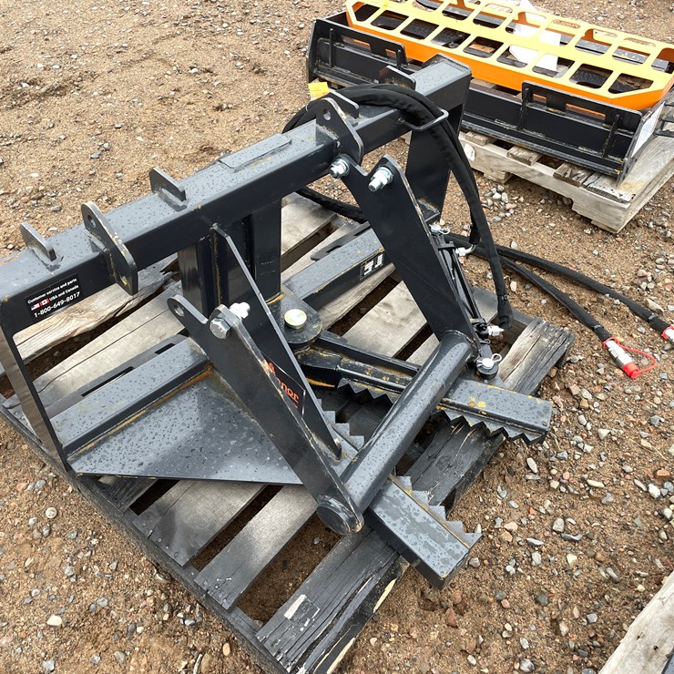 #2053 • Unused 2025 Landhonor Skid Steer Tree Puller Attachment