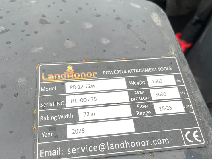 #2039-•-unused-2025-landhonor-power-rake-attachment-image-5