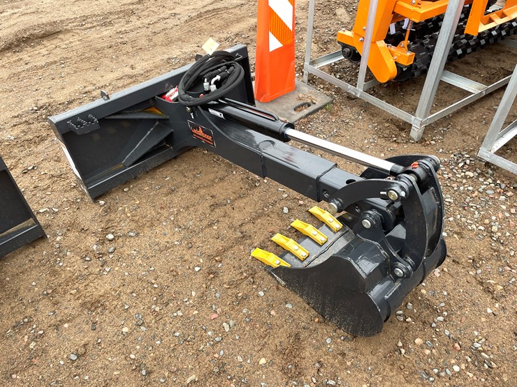 #2043-•-unused-2025-landhonor-big-arm-backhoe-skid-steer-attachment-image-2