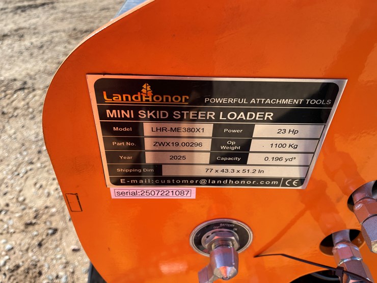 #9291-•-unused-2025-landhonor-mini-skid-steer-loader-image-9