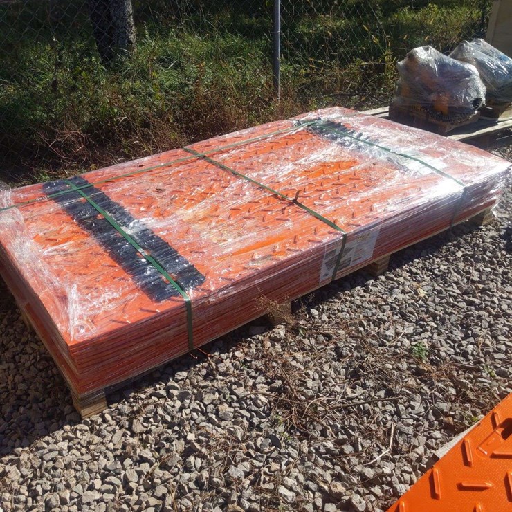 QTY (12) UNUSED TPM 4'X7.3' GROUND PROTECTION MATS
