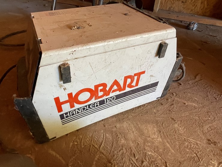 #3681-•-hobart-handler-120-welder-with-helmet-image-8