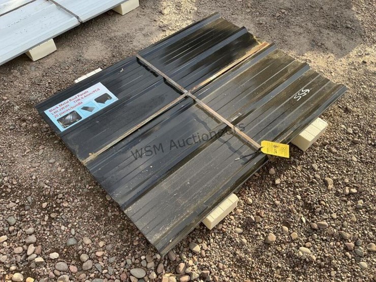 (20)-3ft-x-4ft-black-metal-roof-panels-0.4mm-thick-image-2
