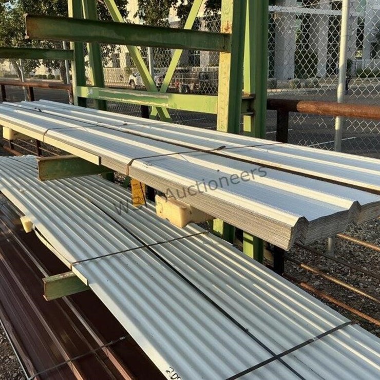 (70) 3FT X 16FT WHITE METAL ROOF PANELS