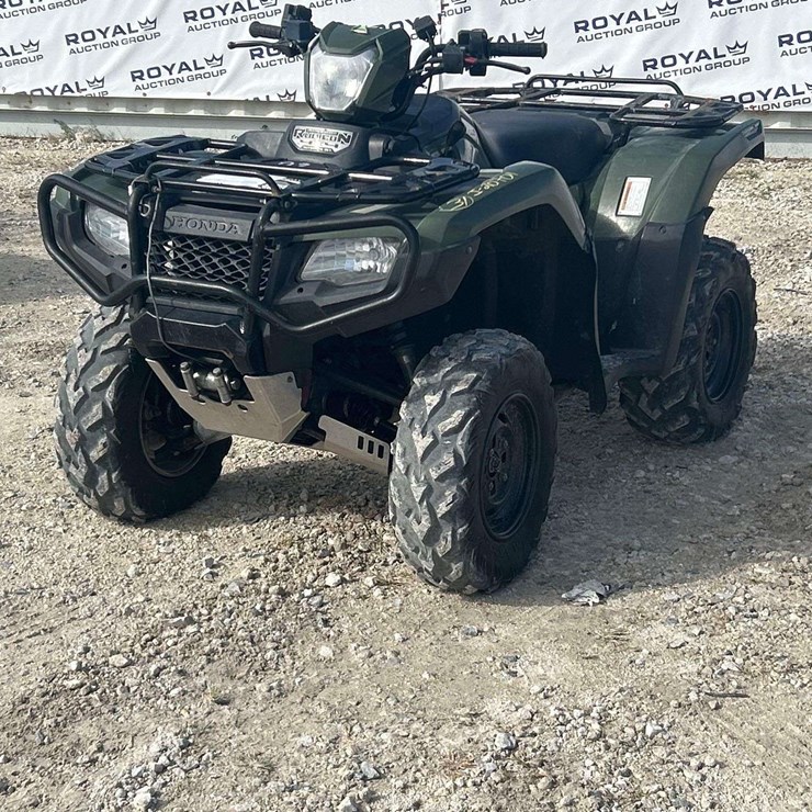 2018 Honda Rubicon TRX500FA5 4X4 ATV