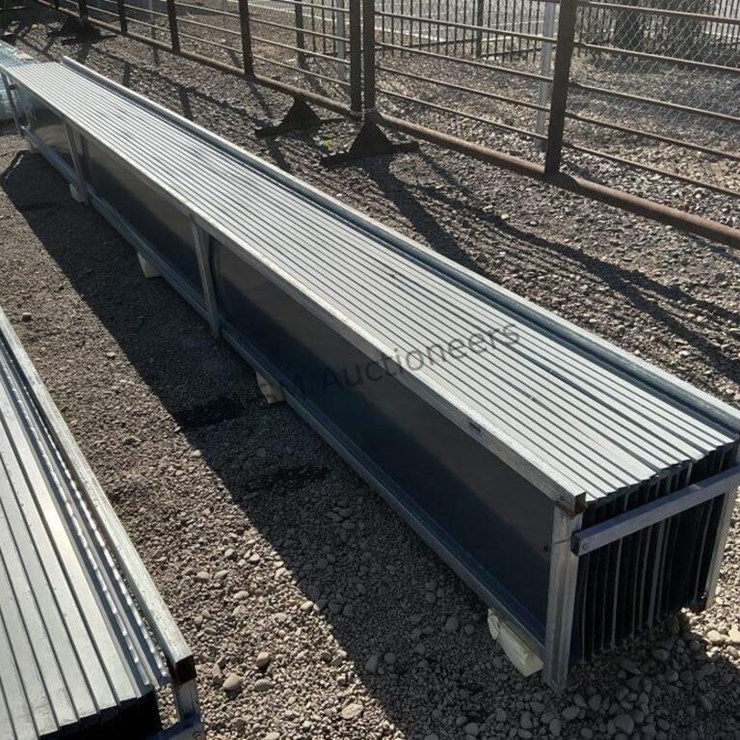 (30) 17.7IN X 20FT GRAY METAL ROOF PANELS