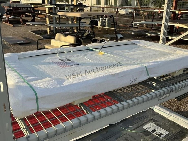 white-steel-security-door-w/-frame-and-hardware,-image-1