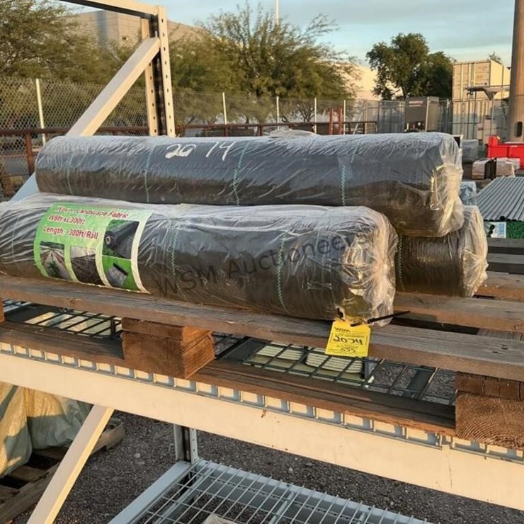 PALLET OF WOVEN LANDSCAPE FABRIC