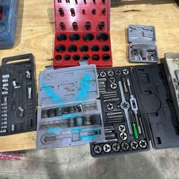 Tap & dies, O-ring kit, sockets