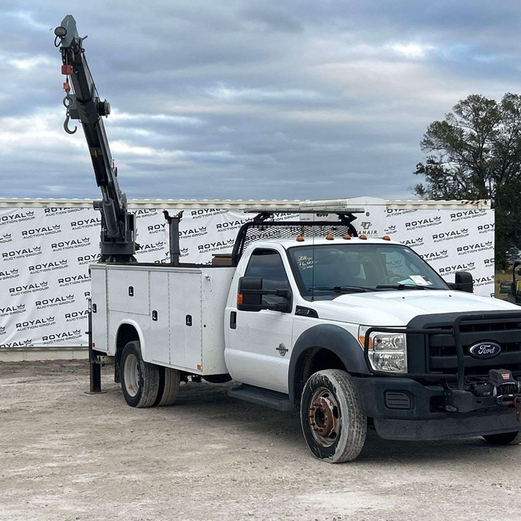 2016 Ford F-550 Venturo HT40KXX 3 Ton Crane Mechanics Truck