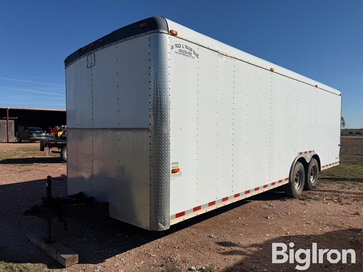 2008-cargo-craft-8'x24'-t/a-enclosed-trailer-image-1