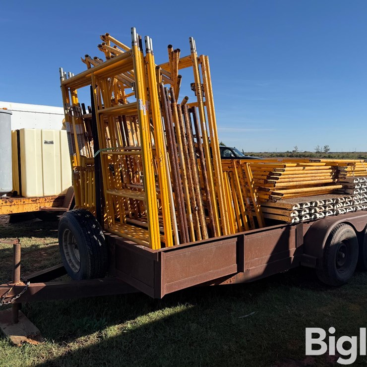Bil-Jax 5'X6' Scaffolding & Flatbed Trailer