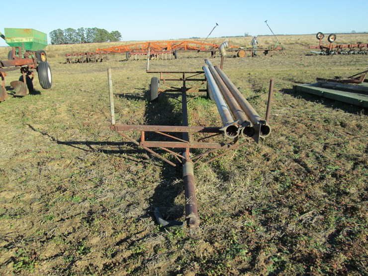 #35345-•-s/a-steel-pull-type-pipe-trailer-&-(3)-irrigation-pipes-image-3