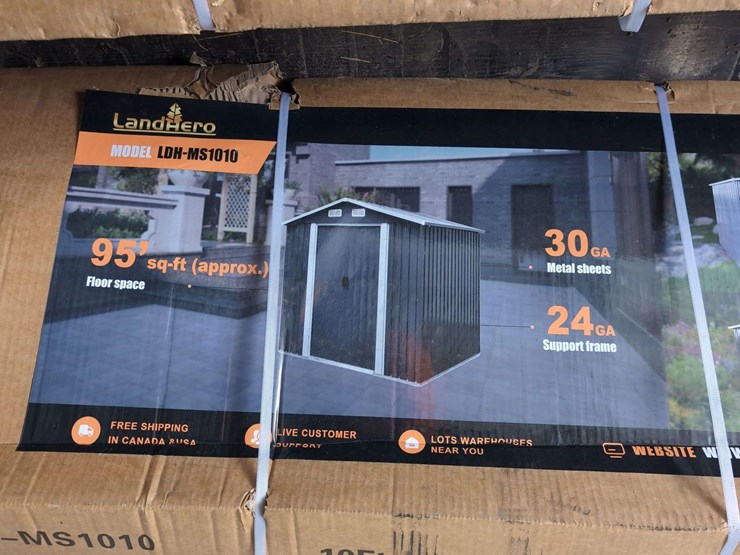 (1)-landhero-10'-x-10'-galvanized-apex-roof-metal-shed---ldh-ms1010-image-2