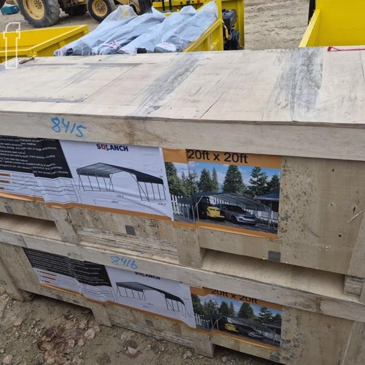 SDLANCH 20'X20' ALL-STEEL CARPORT