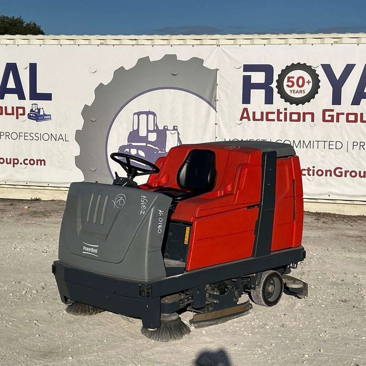 PowerBoss Admiral Plus 38C Ride-On Floor Scrubber/Sweeper