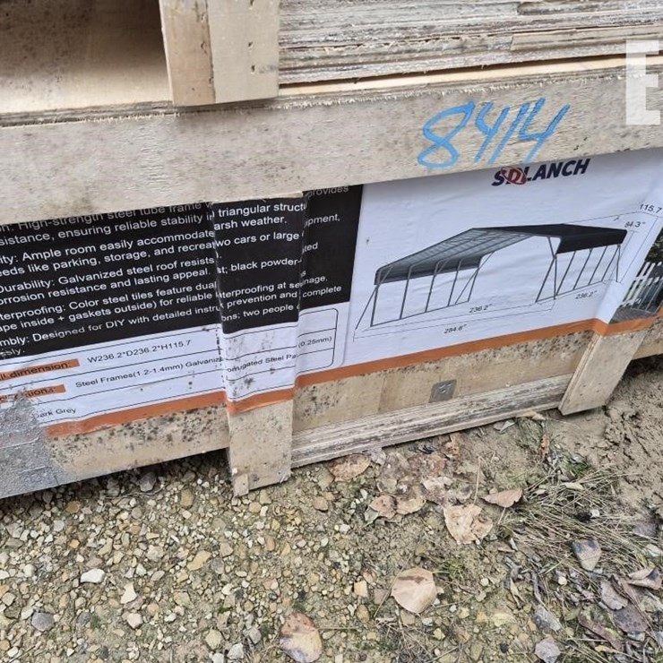 SDLANCH 20'X20' ALL-STEEL CARPORT