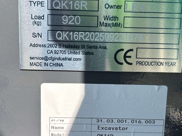 unused-2025-cfg-industrial-qk16r-mini-excavator-image-5