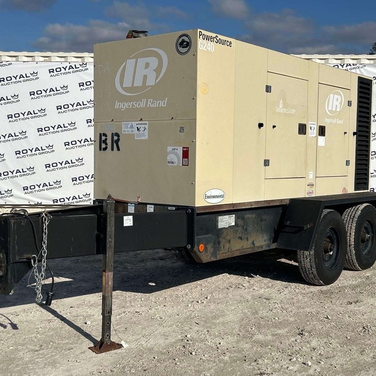 2007 Ingersoll Rand G240 240kVA 3-Phase Towable Diesel Generator