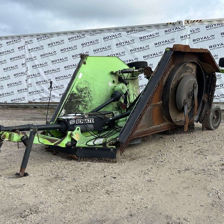 Schulte XH1500 Series 4 15ft Pull-Behind Batwing Rotary Brush Cutter Tractor Attachment