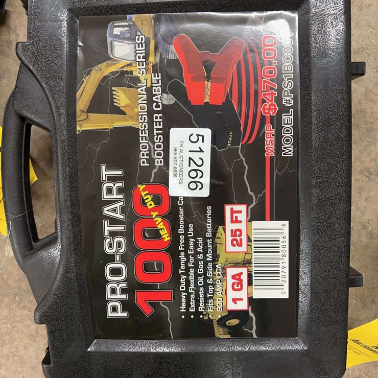 PRO START 1000 1 GUAGE HEAVY DUTY BOOSTER CABLE