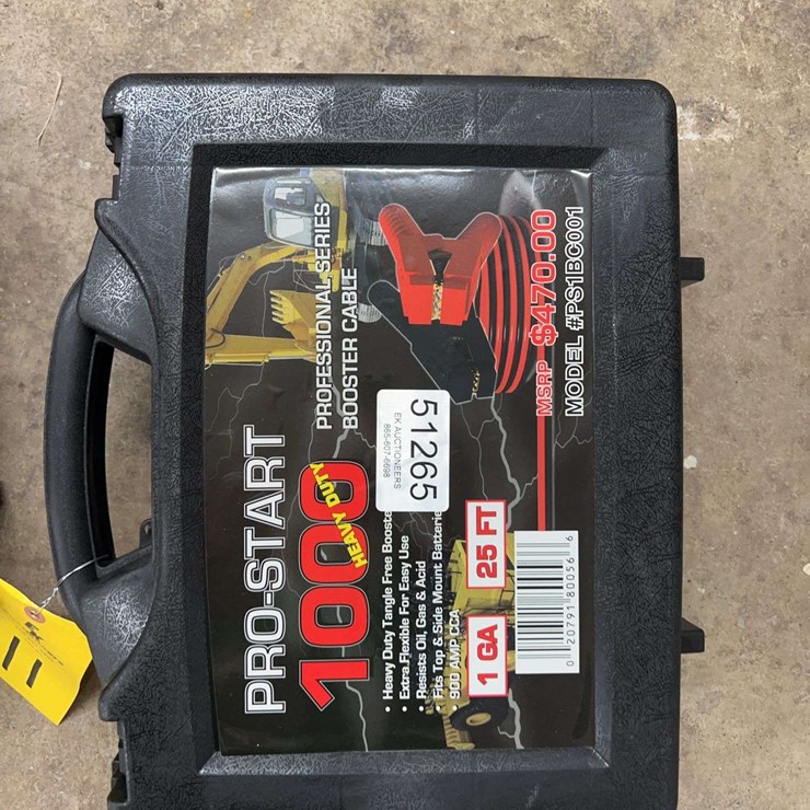 PRO START 1000 1 GUAGE HEAVY DUTY BOOSTER CABLE