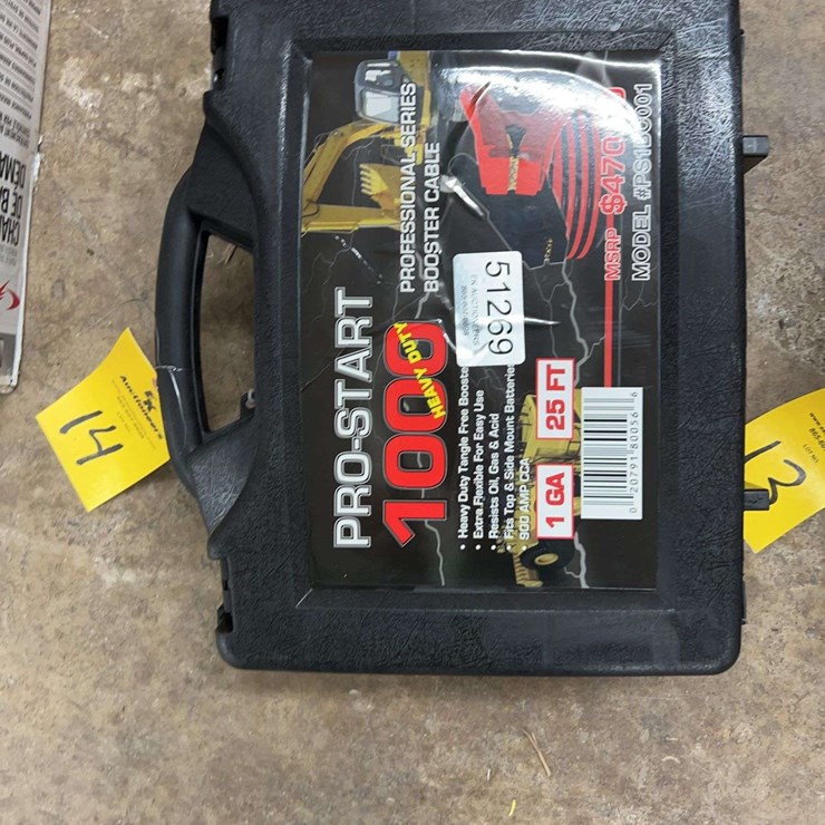 PRO START 1000 1 GUAGE HEAVY DUTY BOOSTER CABLE