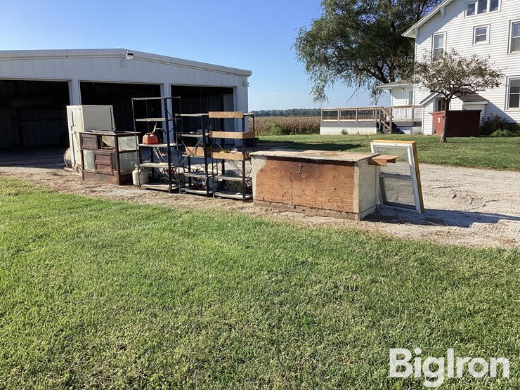 garage-cabinets,-tools,-shelving,-refrigerator,-fan,-miscellaneous-items-image-9