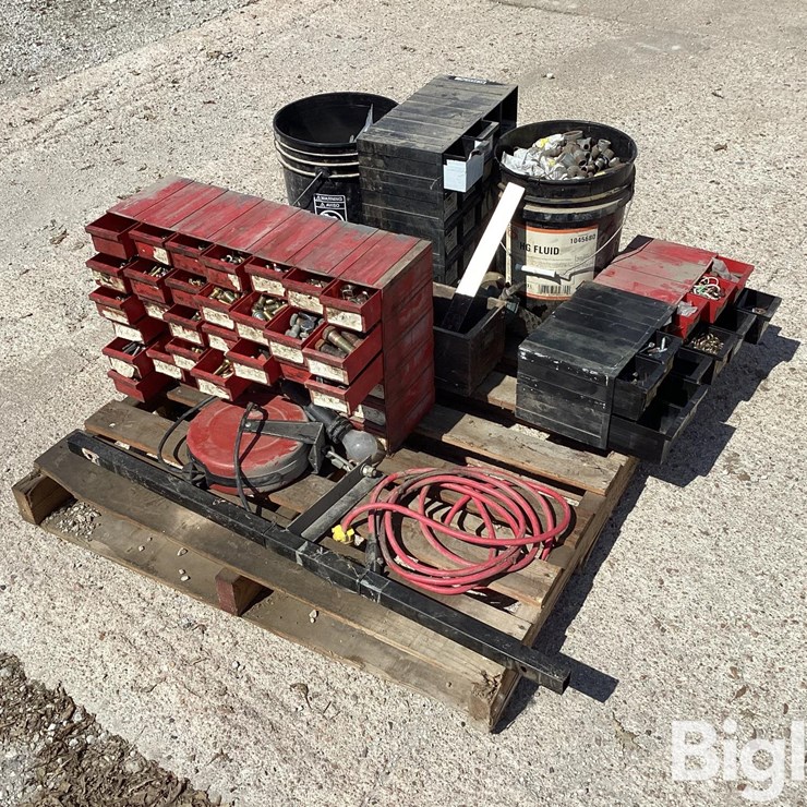 Hardware Bins w/ Hardware & Miscellaneous Fittings & Tools