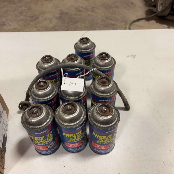 (10) Cans R-12 AC Coolant