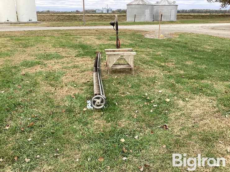 sweep-auger,-metal-saw-horses,-fan-image-2