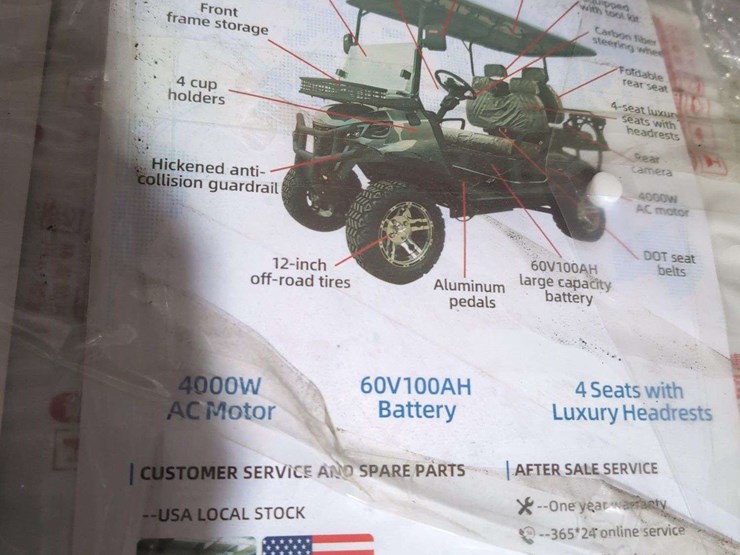 (1)-irgc80-golf-cart---4-seater---unassembled-image-4