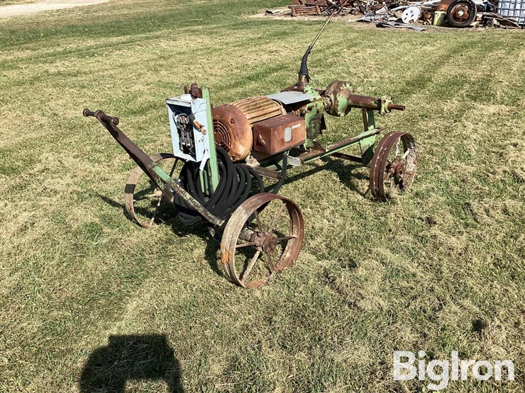 baldor-electric-motor-on-cart-w/-drive-system-image-1