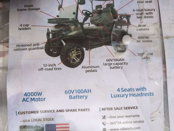 (1)-irgc80-golf-cart---4-seater---unassembled-image-3