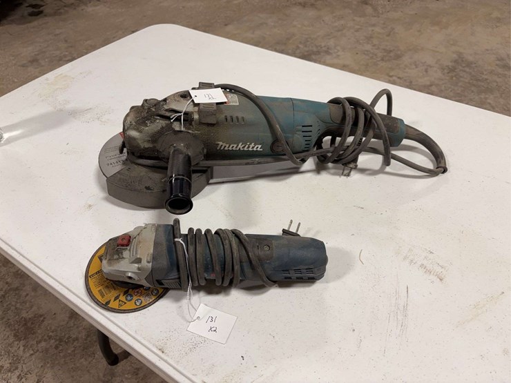 7"-makita-110-grinder-and-4"-bosch-grinder-image-1