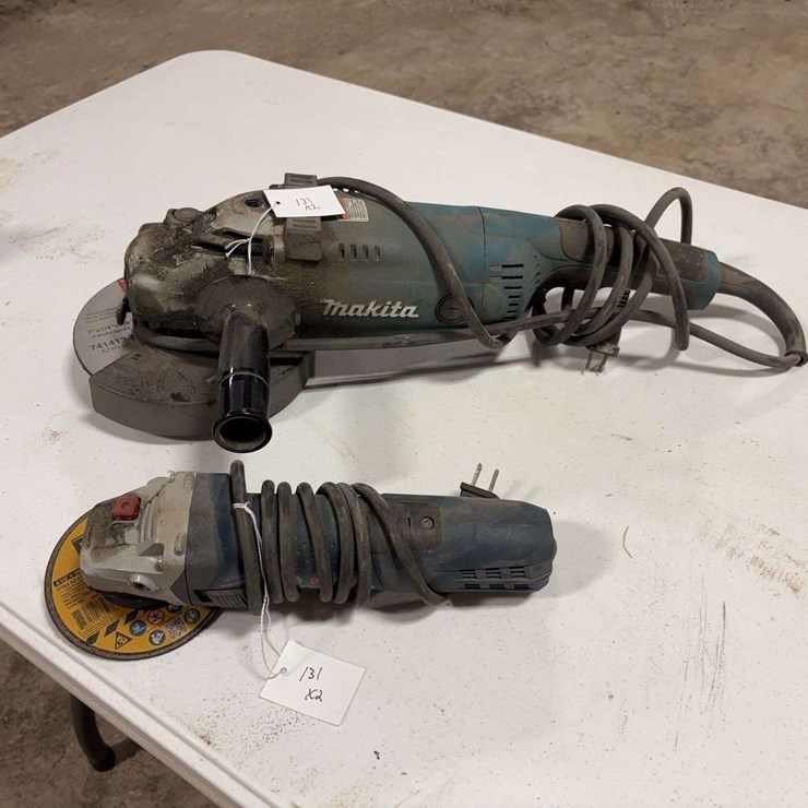 7" Makita 110 Grinder and 4" Bosch Grinder
