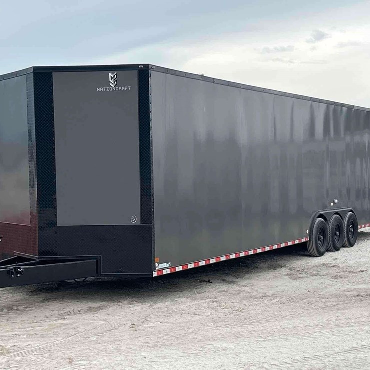 2025 Nationcraft 8.5X36TTA3 38ft Tri-Axle Enclosed Trailer