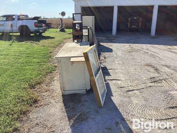 garage-cabinets,-tools,-shelving,-refrigerator,-fan,-miscellaneous-items-image-4