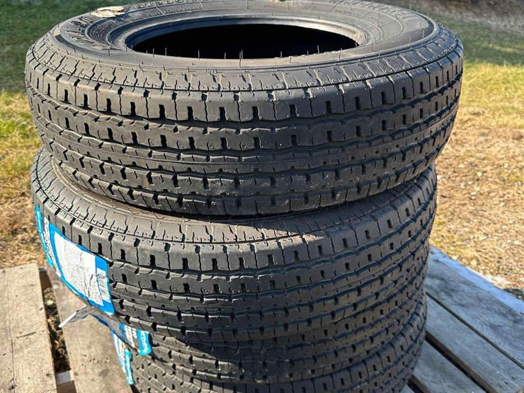 (4)-unused-st205/75r15-trailer-tires-image-1
