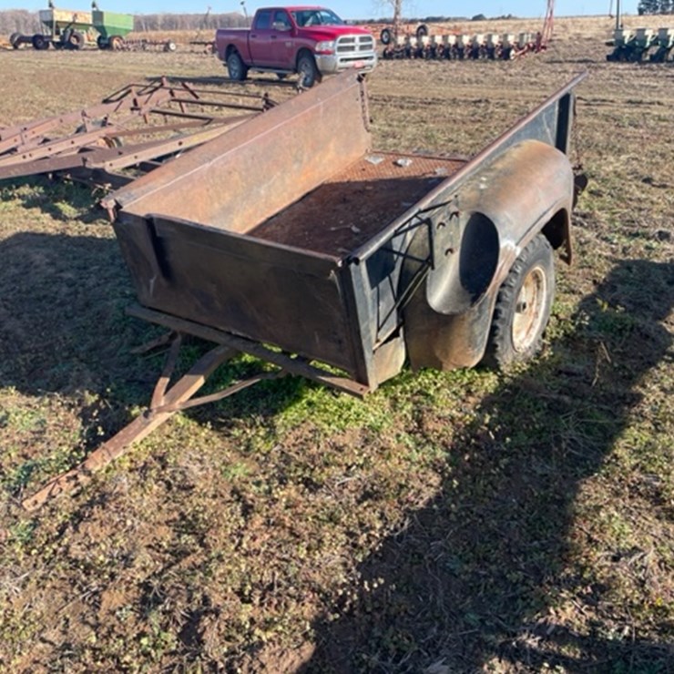 #35334 • Homemade 6' S/A Steel Utility Trailer