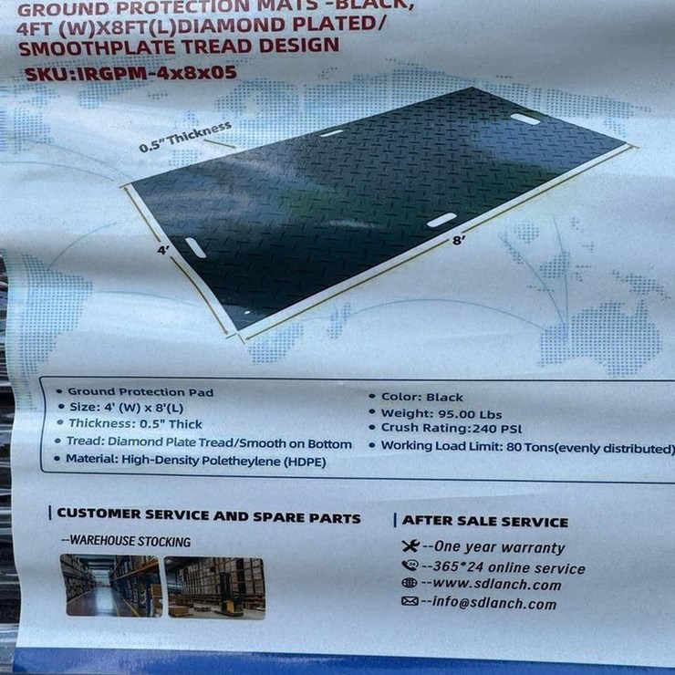4'X8' IRGPM Ground Protection Mat